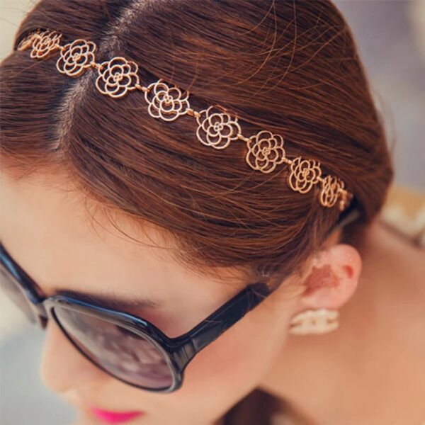 Vincha collar flores - Imagen 6