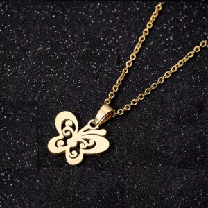 Collar mariposa real