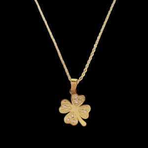 Collar trébol de 4 hojas