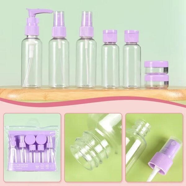 Set de 7 envases dispensador para viaje - Imagen 7